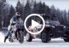 Suzuki GSXR vs Quad on ICE